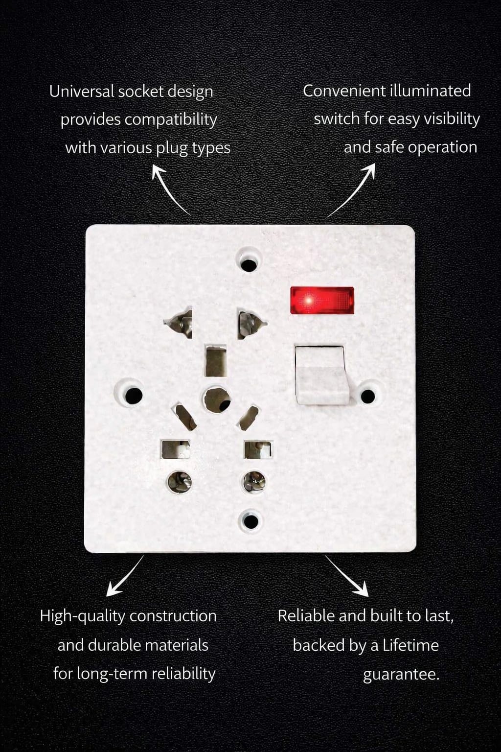 9 in 1 Light Plug (Pack of 6)